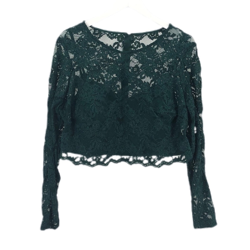 City Studio Emerald Green Embroidered Glitter Set - Picture 3 of 12